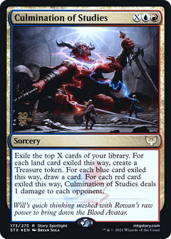 Culmination of Studies [Strixhaven: School of Mages Prerelease Promos]-1