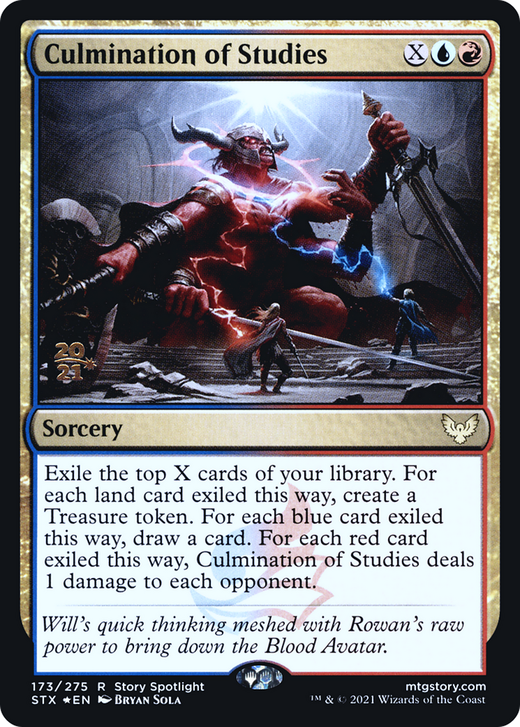 Culmination of Studies [Strixhaven: School of Mages Prerelease Promos]-1