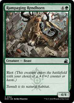 Rampaging Rendhorn [Ravnica Remastered]-1