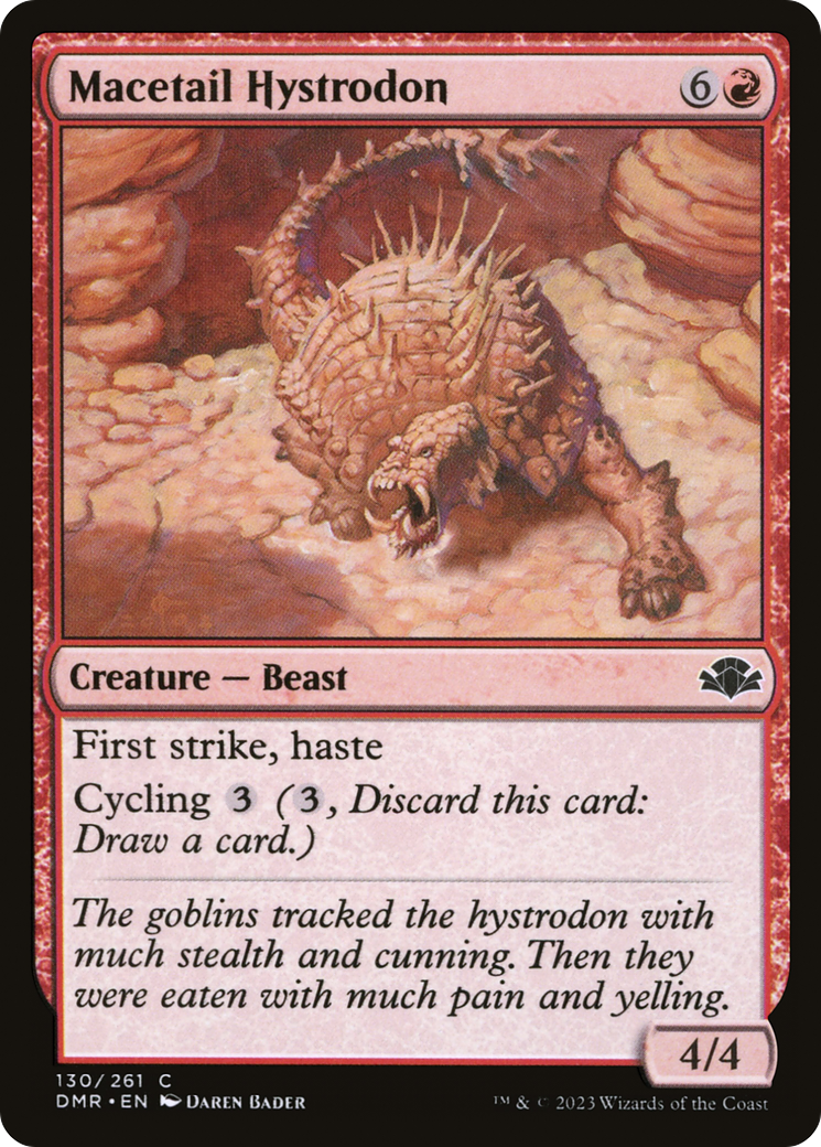 Macetail Hystrodon [Dominaria Remastered]-1