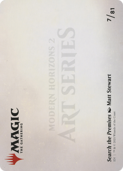 Search the Premises // Search the Premises (AMH2-007) - Modern Horizons 2 Art Series (Borderless) Foil-2