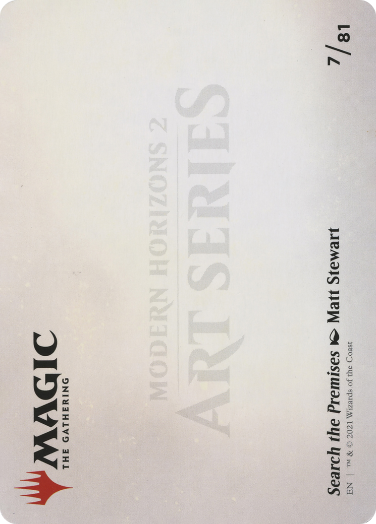 Search the Premises // Search the Premises (AMH2-007) - Modern Horizons 2 Art Series (Borderless)-2