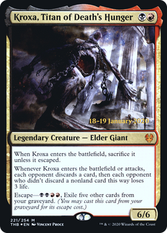 Kroxa, Titan of Death's Hunger [Theros Beyond Death Prerelease Promos]-1