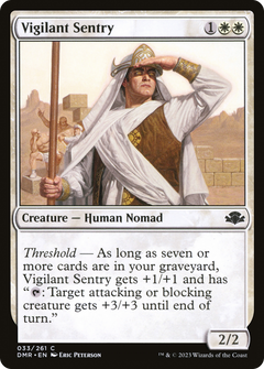 Vigilant Sentry (DMR-033) - Dominaria Remastered Foil-1