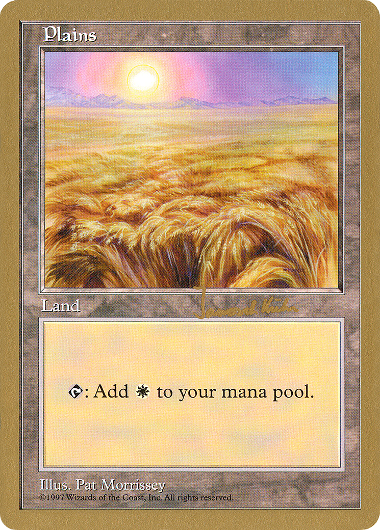Plains (436) - 1997 Janosch Kuhn (5ED) (WCD-) - World Championship Decks 1997-1