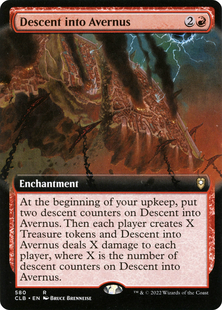 Descent into Avernus (Extended Art) [Commander Legends: Battle for Baldur's Gate]-1