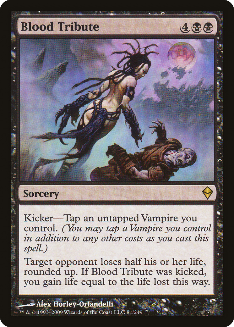 Blood Tribute [Zendikar]-1