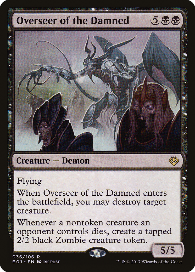 Overseer of the Damned [Archenemy: Nicol Bolas]-1