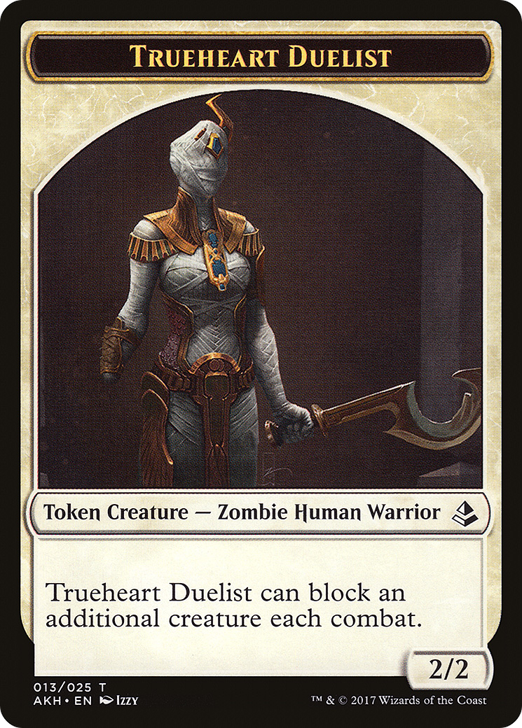 Trueheart Duelist Token (AKH-013) - Amonkhet Tokens Foil-1