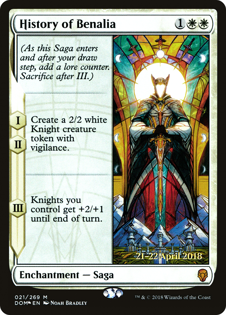 History of Benalia [Dominaria Prerelease Promos]-1