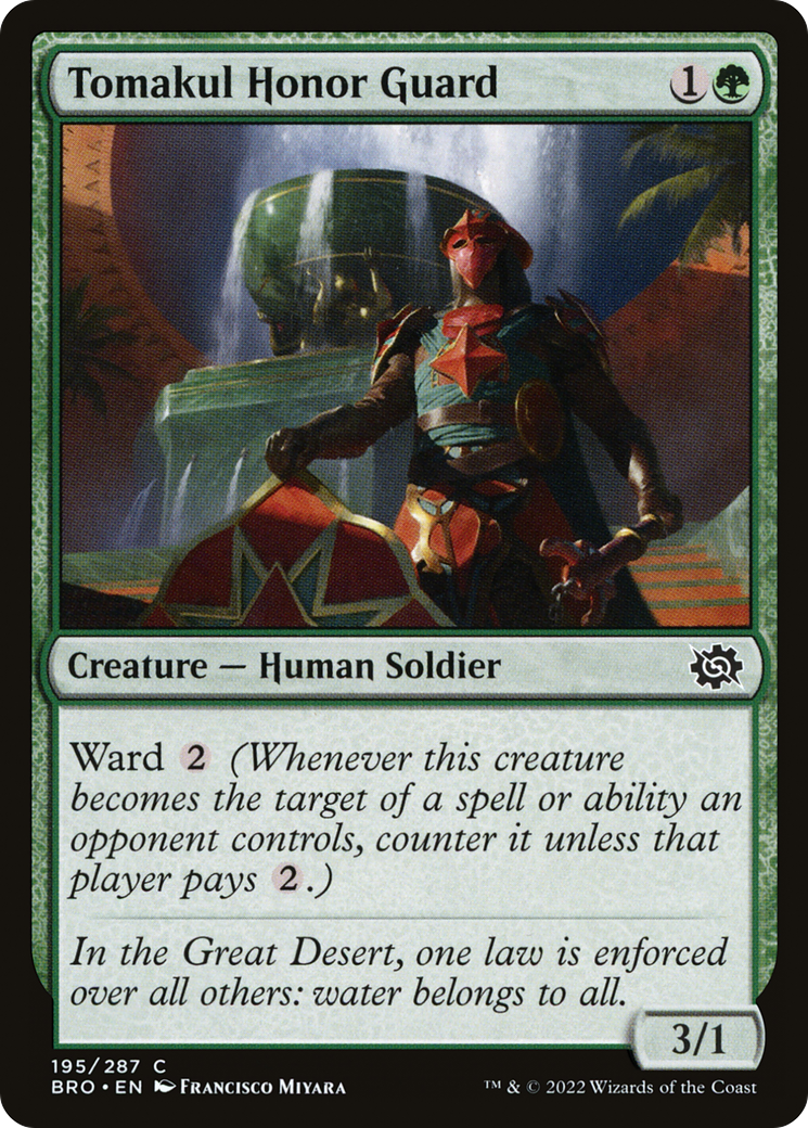 Tomakul Honor Guard (BRO-195) - The Brothers' War Foil-1