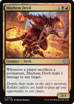 Mayhem Devil [Duskmourn: House of Horror Commander]-1