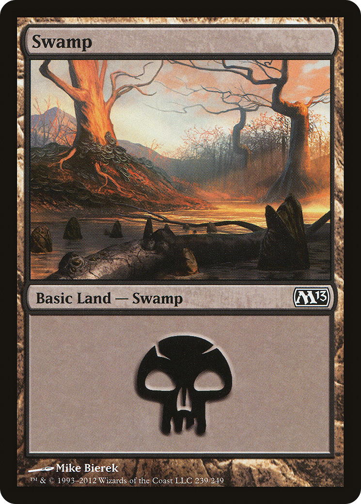 Swamp (239) [Magic 2013]-1