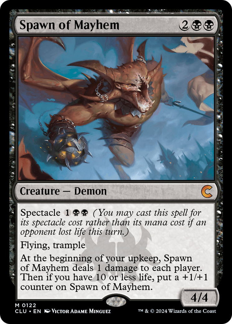 Spawn of Mayhem [Ravnica: Clue Edition]-1