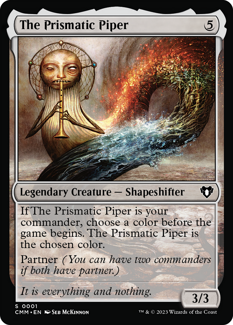 The Prismatic Piper (CMM-001) - Commander Masters Foil-1