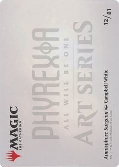 Atmosphere Surgeon // Atmosphere Surgeon (AONE-012) - Phyrexia: All Will Be One Art Series (Borderless) Foil-2