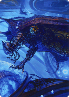 Atmosphere Surgeon // Atmosphere Surgeon (AONE-012) - Phyrexia: All Will Be One Art Series (Borderless) Foil-3
