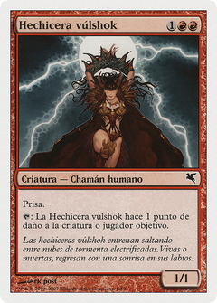 Vulshok Sorcerer (Italian) - "Fattucchiera Vulshok" (PSAL-0I8) - Salvat 2005-1