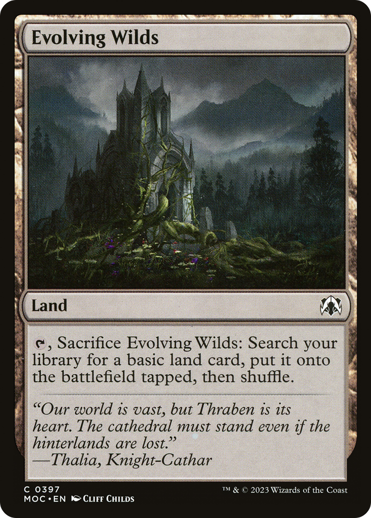 Evolving Wilds [March of the Machine Commander]-1