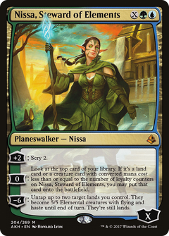 Nissa, Steward of Elements [Amonkhet]-1