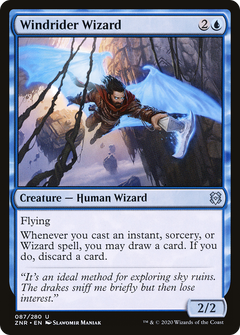 Windrider Wizard (ZNR-087) - Zendikar Rising-1