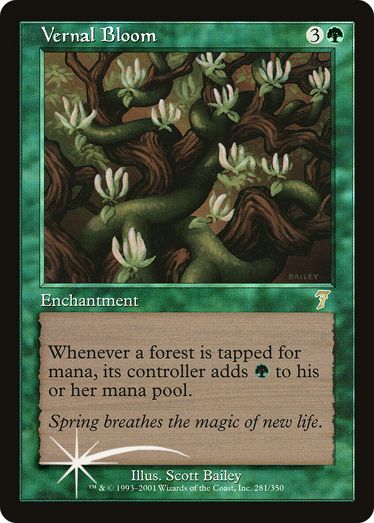 Vernal Bloom (7ED-281) - 7th Edition Foil-1