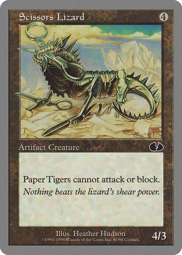 Scissors Lizard [Unglued]-1