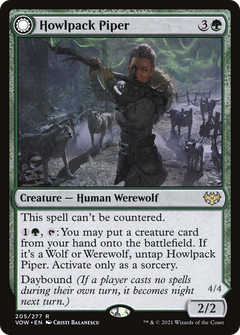 Howlpack Piper // Wildsong Howler [Innistrad: Crimson Vow]-3