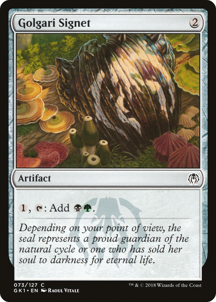 Golgari Signet [Guilds of Ravnica Guild Kit]-1