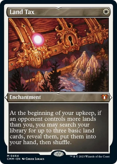 Land Tax (Foil Etched) [Commander Masters]-1