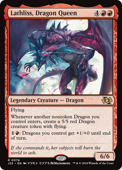 Lathliss, Dragon Queen (Anime) [Foundations Jumpstart]-1