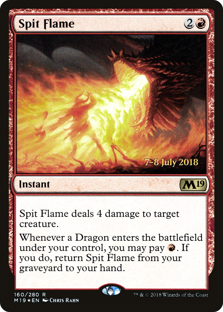Spit Flame [Core Set 2019 Prerelease Promos]-1