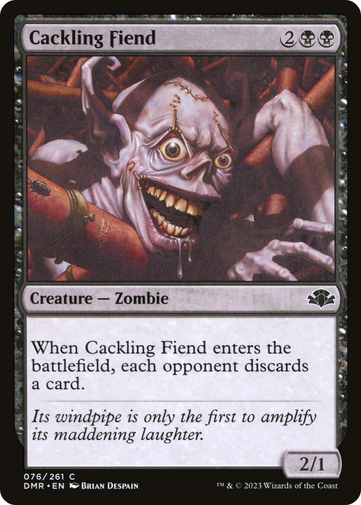 Cackling Fiend [Dominaria Remastered]-1