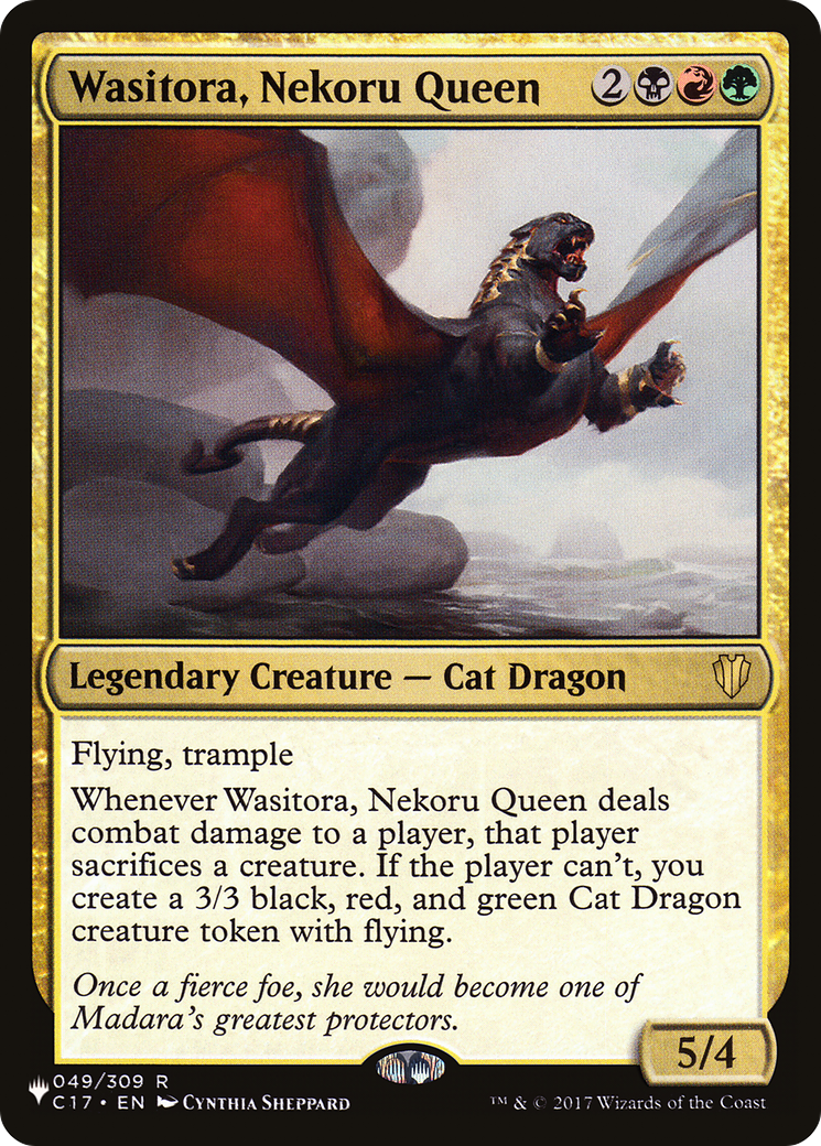 Wasitora, Nekoru Queen (LIST-049/309) - The List-1