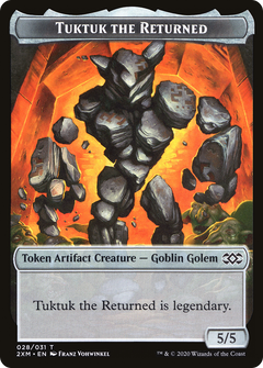 Tuktuk the Returned (T2XM-028) - Double Masters Tokens Foil-1