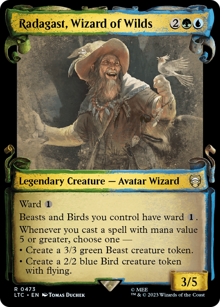 Radagast, Wizard of Wilds [The Lord of the Rings: Tales of Middle-Earth Commander Showcase Scrolls]-1