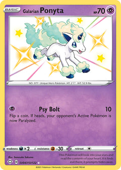 Galarian Ponyta (SV047/SV122) [Sword & Shield: Shining Fates]-1
