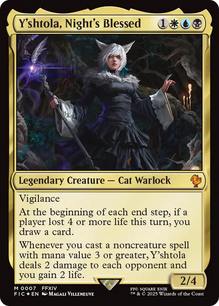 Y'shtola, Night's Blessed (FIC-007) - Commander: FINAL FANTASY-1