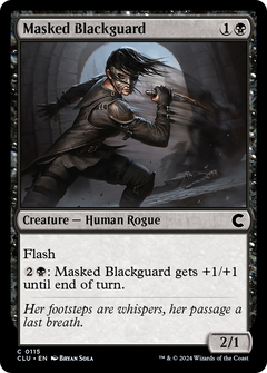 Masked Blackguard [Ravnica: Clue Edition]-1