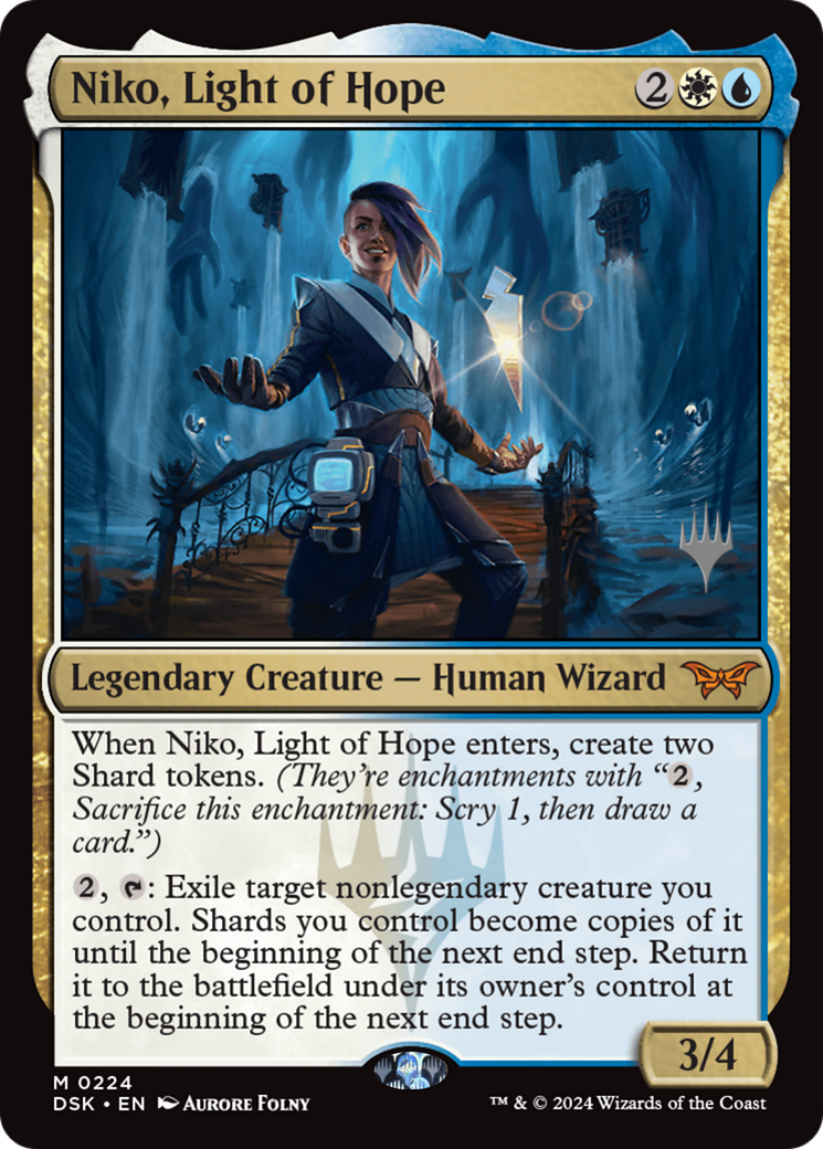 Niko, Light of Hope (Promo Pack) [Duskmourn: House of Horror Promos]-1