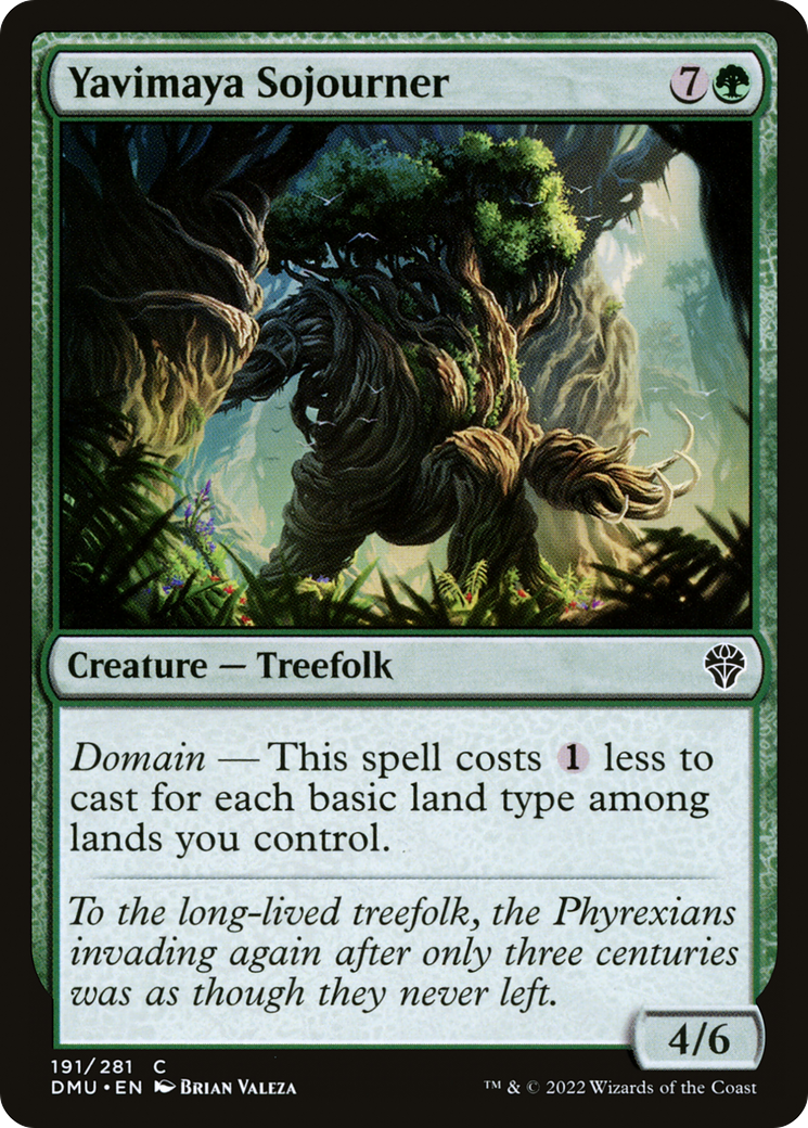 Yavimaya Sojourner (DMU-191) - Dominaria United Foil-1
