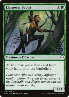 Llanowar Scout [Dominaria]-1