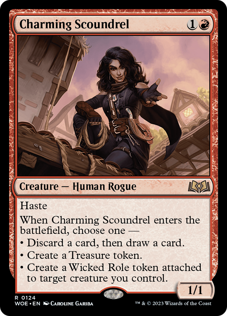 Charming Scoundrel [Wilds of Eldraine]-1