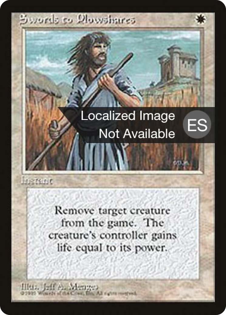 Swords to Plowshares [Fourth Edition Foreign Black Border]-1