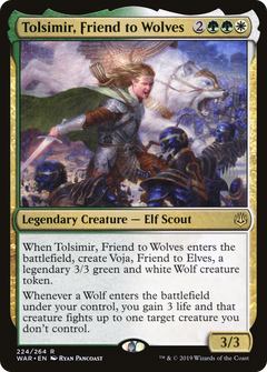 Tolsimir, Friend to Wolves (Promo Pack) [War of the Spark Promos]-1