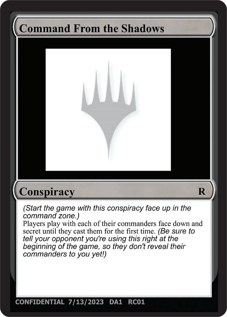 Command From the Shadows (UNK-RC01B) - Unknown Event-1