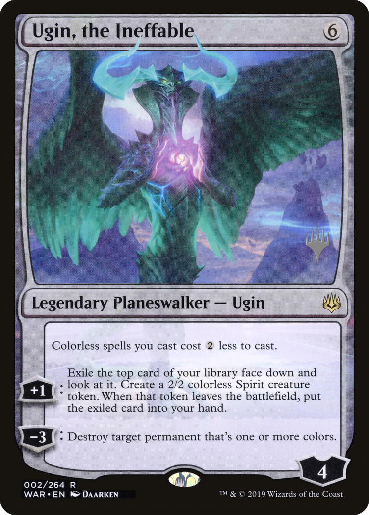 Ugin, the Ineffable (PPELD-002) - War of the Spark Promos-1