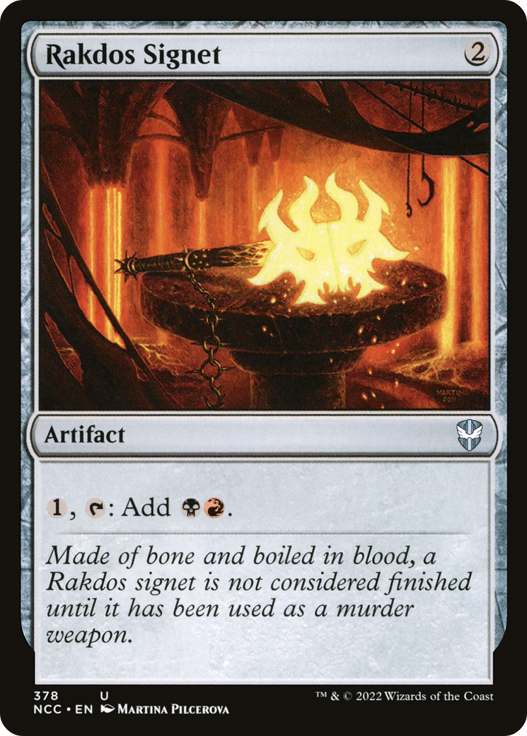 Rakdos Signet [Streets of New Capenna Commander]-1