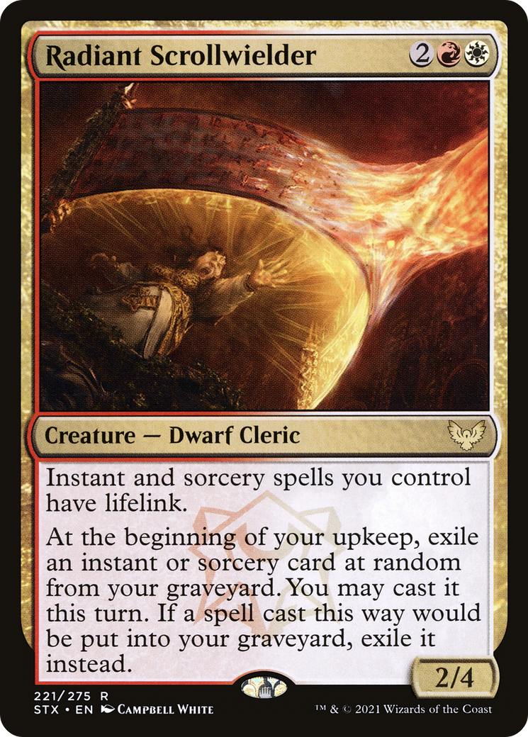 Radiant Scrollwielder [Strixhaven: School of Mages]-1
