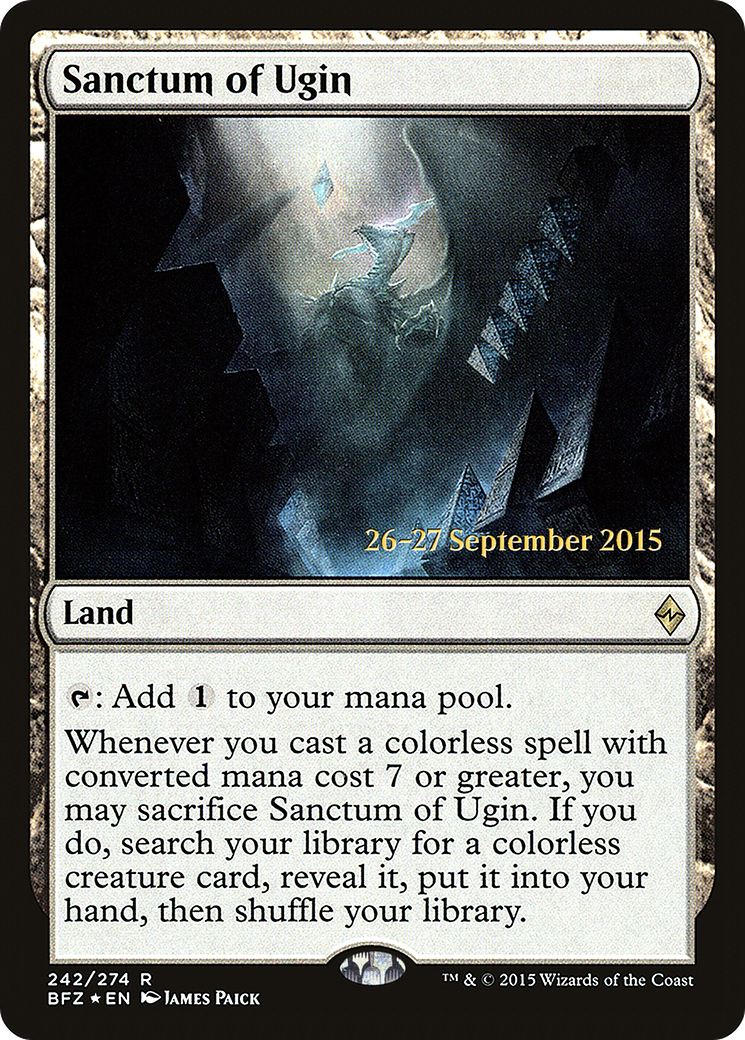 Sanctum of Ugin [Battle for Zendikar Prerelease Promos]-1